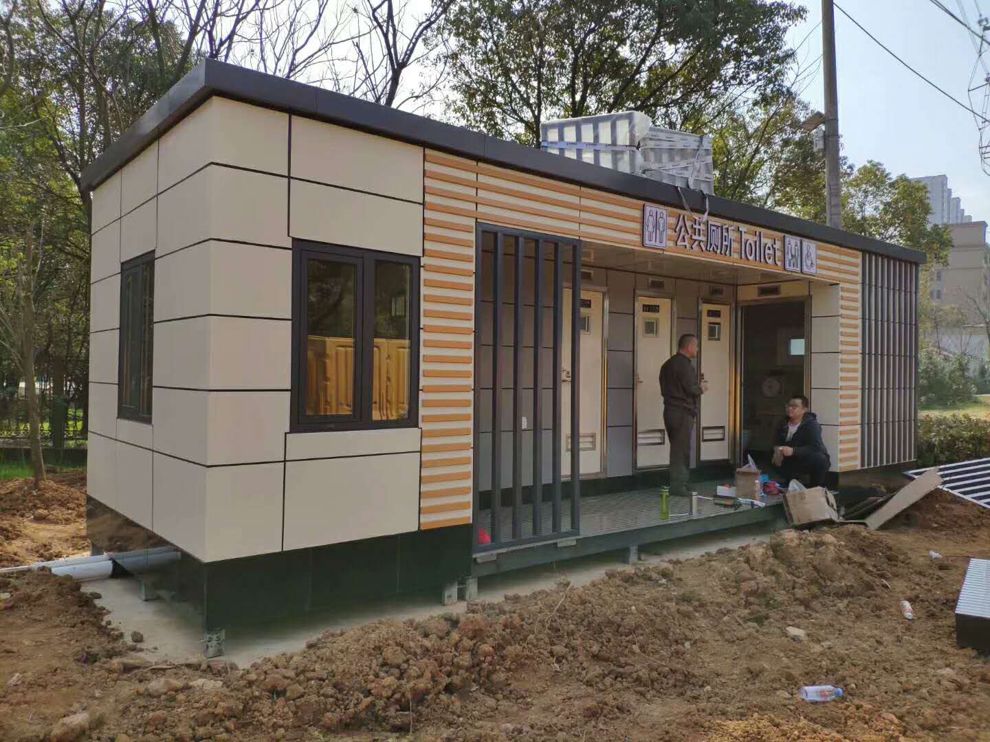 移动厕所规格尺寸厂家定做移动厕所价格是多少钱一个